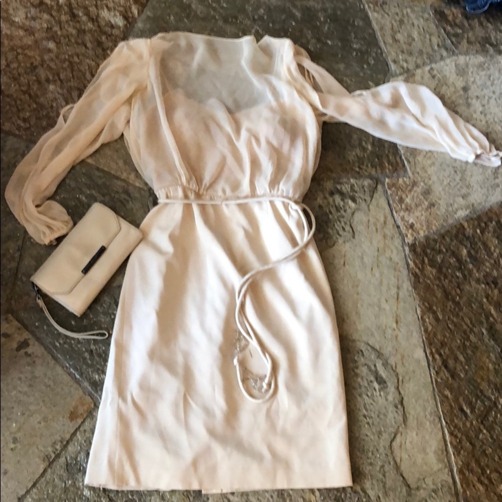 Kay Unger silk, chiffon, sequin dress